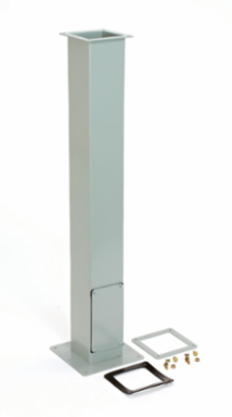 Steel Column 6 Inch x 7.75 Inch, ANSI 61 Gray, 14 Gauge, 19.904 lb