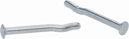 Carbon Steel Rod Hangers, 1/4 Inch Diameter, 1 Inch Length, UL Listed