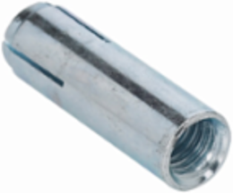 Drop-in Anchor, Stainless Steel Type 304, 1/4 Inch Diameter, UL Listed, 1 Inch Height
