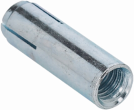 Steel Drop-in Anchor 1/2 Inch for Overhead Applications, UL Listed, 2 Inch Height