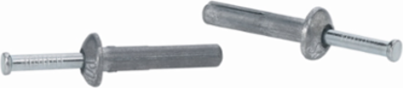 Drive Nail Anchor, Zinc Alloy, 3/16 Inch x 7/8 Inch Shank, 145 lb Tension Capacity