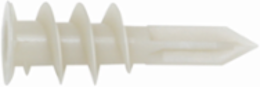 Plastic Conical Anchor 8 Inch x 1 Inch for Lightweight Fixtures, UL Listed