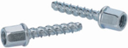 Steel Rod Hanger, Zinc Plated Carbon Steel, 3/8 Inch Rod Size, UL Listed