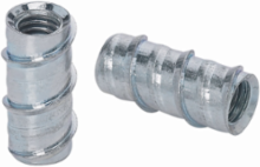 Internally Threaded Anchor, 3/8 Inch Carbon Steel, Self-Tapping, UL Listed