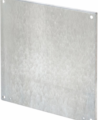 NEMA 1 Steel Flat Panel for 30 Inch x 30 Inch Enclosures, White Powder Coated, 12 Gauge