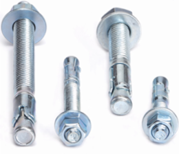 Wedge Anchor, 3/8 Inch x 3 Inch, Zinc Plated Carbon Steel, UL Listed