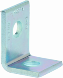 Eaton B-Line series strut fittings and accessories, 2.31" Height, 2.31" Length, 1.62" Width, 0.12lbs, Steel, Pre-assembled fitting, Two hole corner angle, 90 deg, DURA GREEN