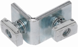 Two Hole Corner Angle Fitting, 2.31 Inch Height, Steel, Pre-assembled