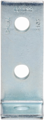Eaton B-Line series strut fittings and accessories, 4.12" Height, 4.12" Length, 1.62" Width, .78lbs, Steel, Pre-assembled fitting, Four hole corner angle, 90 deg, DURA GREEN