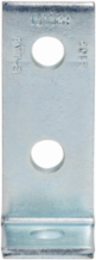 Eaton B-Line series strut fittings and accessories, 4.12" Height, 4.12" Length, 1.62" Width, .78lbs, Steel, Pre-assembled fitting, Four hole corner angle, 90 deg, DURA GREEN
