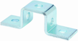 Five Hole U Support, Steel, 1.62 Inch Height, 5.43 Inch Length, DURA GREEN