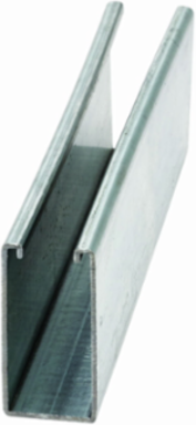 Strut Channel 3.25 Inch Height, 240 Inch Length, Steel, 12 Gauge, DURA GREEN