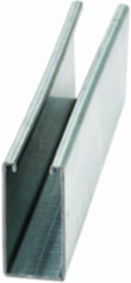 Strut Channel 3.25 Inch Height, 240 Inch Length, Steel, 12 Gauge, DURA GREEN