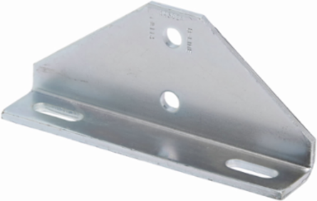 90 Degree Adjustable Corner Angle Strut Fitting, 3.75 Inch Height, Steel
