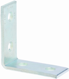 Pre-Assembled Steel Corner Angle Fitting, 3.93 Inch Height, 3.75 Inch Length, 1/4 Inch Thickness