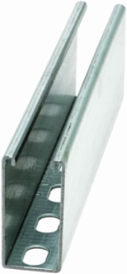 Strut Channel 3.25 Inch Height, 120 Inch Length, 1.62 Inch Width, Steel 12 Gauge