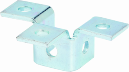 Six Hole Triple Wing Fitting, 2.06 Inch Height, 5.43 Inch Length, Steel, DURA GREEN