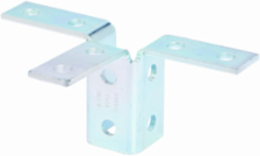 Twelve Hole Triple Wing Fitting, Steel, 3.93 Inch Height, 9.18 Inch Length, DURA GREEN