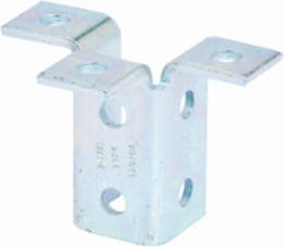 Nine Hole Triple Wing Fitting, 3.93 Inch Height, 5.43 Inch Length, Steel, DURA GREEN