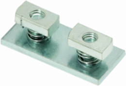 Pre-assembled Two Hole Splice Plate, 3.5 Inch Length, Steel, DURA GREEN Finish