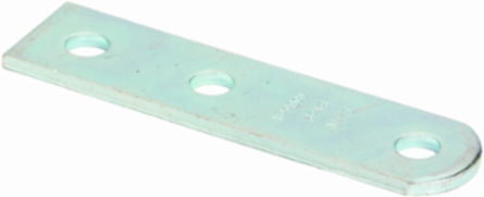 Flat Three Hole Swivel Plate, 6.5 Inch Length, Steel, DURA GREEN Finish