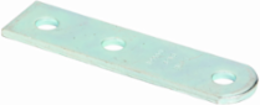 Flat Three Hole Swivel Plate, 6.5 Inch Length, Steel, DURA GREEN Finish