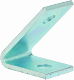 Two Hole Closed Angle Strut Fitting, 1.62 Inch Height, 4.48 Inch Length, Steel