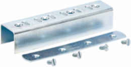 Four Hole Splice Clevis, 1.37 Inch Height, 7.24 Inch Length, Steel, DURA GREEN