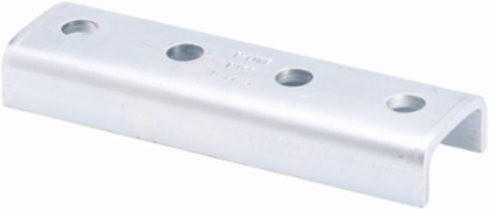 Four Hole Splice Clevis, Steel, 0.81 Inch Height, 7.24 Inch Length, 2.12 Inch Width