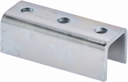 Three Hole Splice Clevis, 1.62 Inch Height, 5.37 Inch Length, Steel DURA GREEN