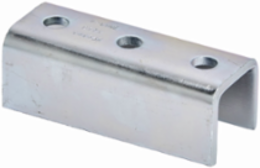 Three Hole Splice Clevis, Steel, 1.62 Inch Height, 5.37 Inch Length, 2.12 Inch Width