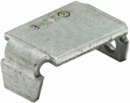 Stainless Steel End Cap, Fits Channel Type B54, 1.62 Inch Length, 0.05 lb
