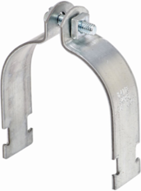Strut Pipe Clamps & Accessories, Steel, 15.739 Inch Length, 1.25 Inch Width, Electro-plated Finish