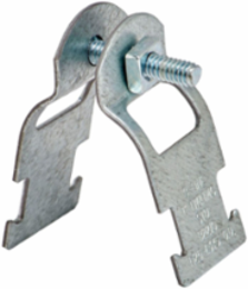 Pipe Clamp for Thinwall (EMT), 2.156 Inch Length, 1.25 Inch Width, 400 lbs Load Capacity, Steel