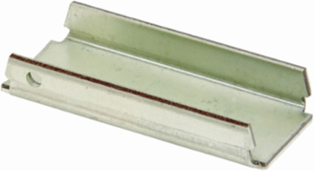 Steel End Cap for Channel Type B11, 3.26 Inch Height, 1.62 Inch Length, DURA GREEN