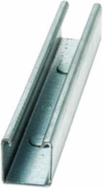 Strut Channel, 1.62 Inch Height, 240 Inch Length, Steel, 12 Gauge, DURA GREEN