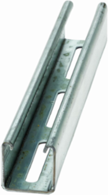 240 Inch Steel Strut Channel, 1.62 Inch Height, 12 Gauge, S Hole Pattern