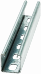 Aluminum Strut Channel 1.62 Inch Height, 240 Inch Length, 12 Gauge