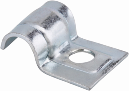 One Hole Tubing Strap, Steel, 0.81 Inch Width, 1.79 Inch Length, 0.062 Inch Height