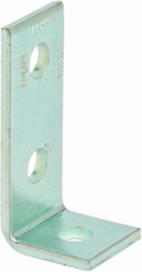 Steel Three Hole Corner Angle, 3.93 Inch Height, 1.87 Inch Length, DURA GREEN