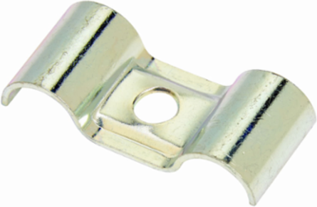 One Hole Tubing Strap, Steel, 2.375 Inch Length, 0.81 Inch Width, 0.5 Inch Pipe Size