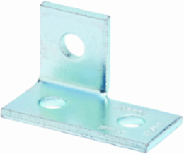 Stainless Steel Type 304 Left Hand Three Hole Offset Bent Angle 90 Deg, 3.5 Inch Height