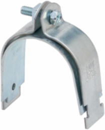 Eaton B-Line series strut pipe clamps and accessories, 1.906" height, 4.654" length, 1.625" width, Steel, 1.906x1.625x4.654 in, A guide to permit long (B2417-1HDG)