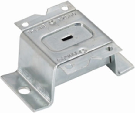 Spot Insert, Electro-Plated Zinc, 600 lbs Load Capacity, 3.25 Inch Length, Steel