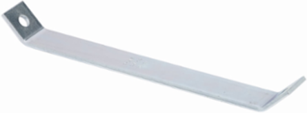 Two Hole Knee Brace 45 Deg, 10.12 Inch Height, 12 Inch Length, Steel, Load Capacity 1020 lbs