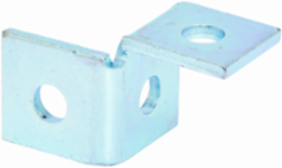 Right Hand Three Hole Single Corner Wing Fitting, 2.06 Inch Height, 3.5 Inch Length, Steel