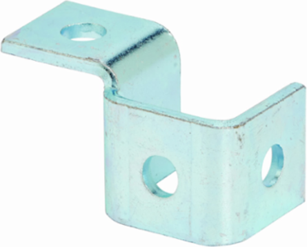 Left Hand Four Hole Single Corner Wing Fitting, Steel, 2.06 Inch Height, 3.81 Inch Length, Hot-Dipped Galvanized