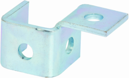 Right Hand Four Hole Single Corner Wing Fitting, 2.06 Inch Height, 3.81 Inch Length, Steel