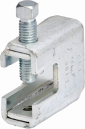 Beam Clamp 1500 lb Load Capacity, Steel, 1/2 Inch-13 Screw Size, 7/8 Inch Flange Width