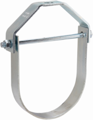 Eaton B-Line series clevis hanger, 1.75" height, 12.938" length, 11" width, Steel, Slide rite clevis hanger, Type 1, Plain, 8" pipe size, 3/4-10" rod size